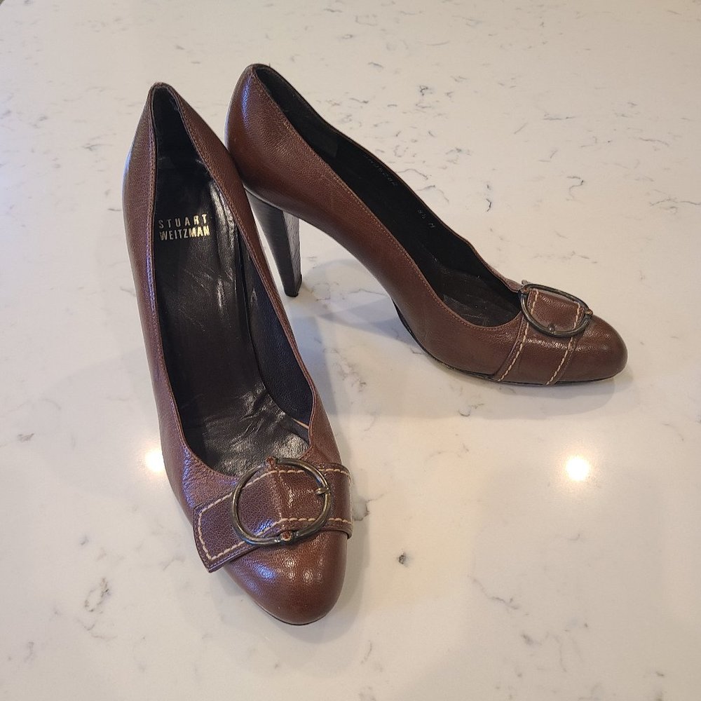 Stuart Weitzman Brown Heels